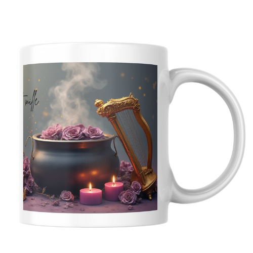 Mug "Sortilège & Romance" – Le Compagnon Idéal de vos Lectures Fantasy