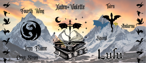 Collection de Mugs Fantasy – Inspirée de la saga Empyrean :Fourth Wing, Iron Flame & Onyx Storm