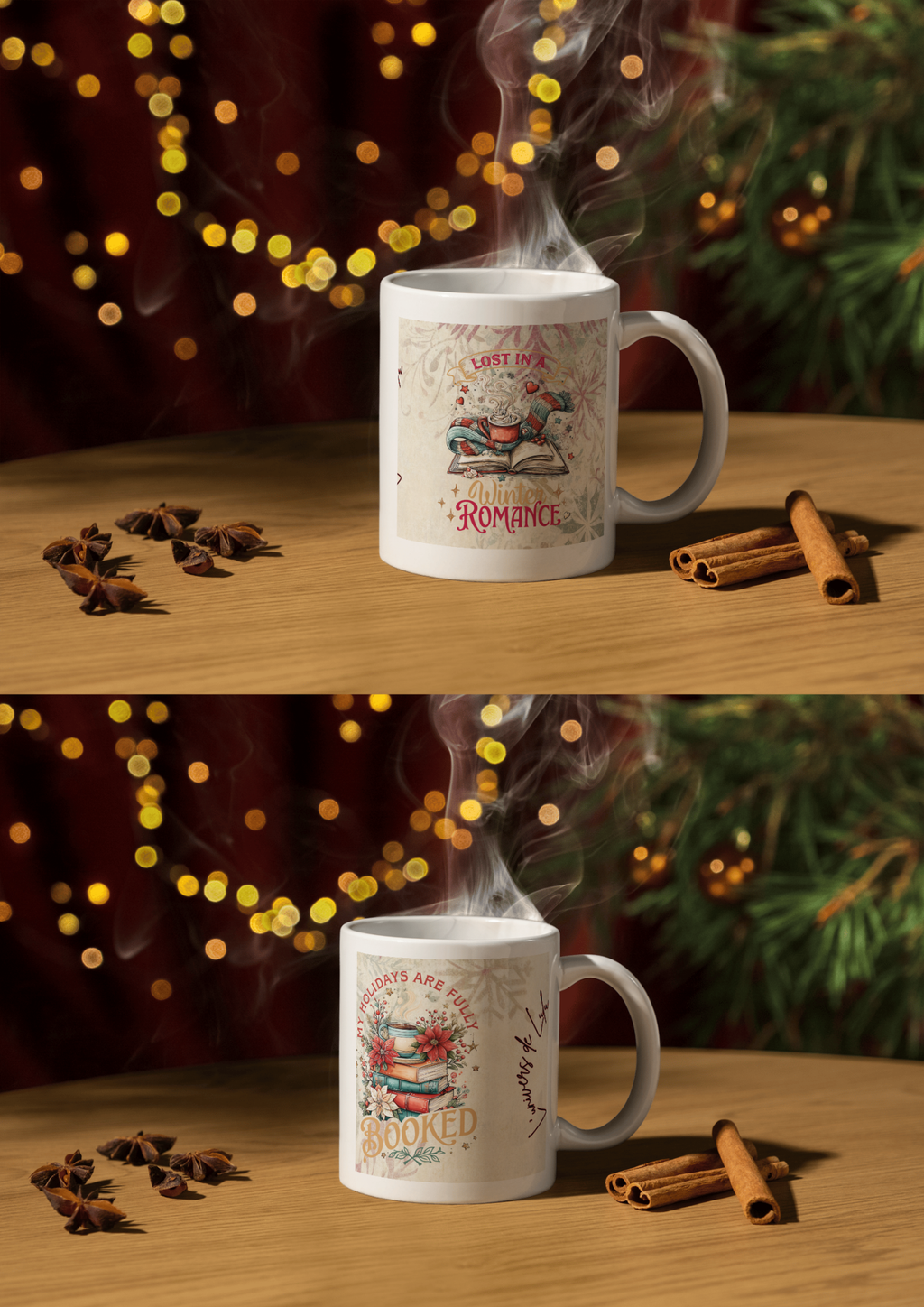 Mug de noël pour les amoureux de la romance