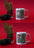 Ce mug personnalisé de Noël est le cadeau parfait pour toute la famille. Grâce à l’impression par sublimation.