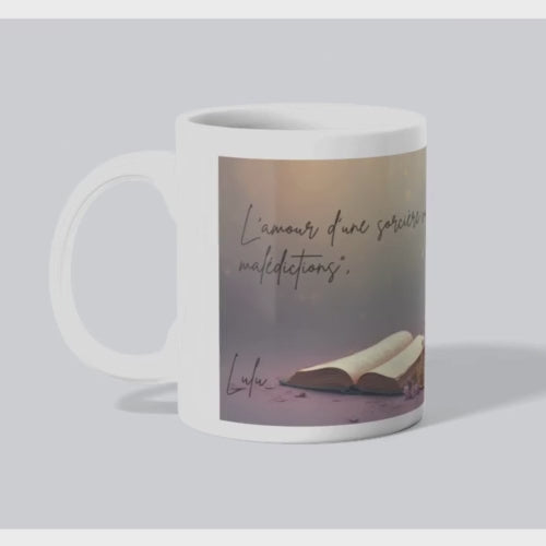 Mug "Sortilège & Romance" – Le Compagnon Idéal de vos Lectures Fantasy