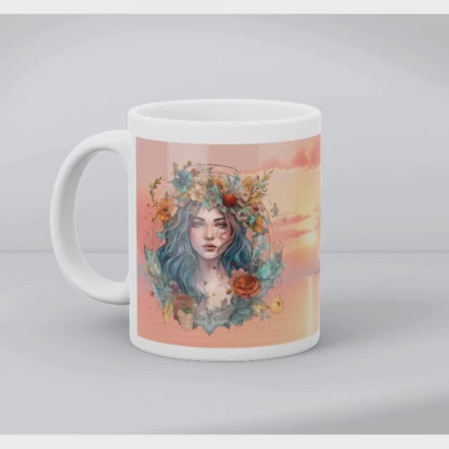 Mug Vierge – Pureté, douceur et équilibre intérieur