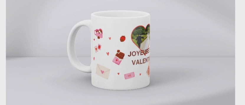 Mug Personnalisé –  Spécial Saint-Valentin