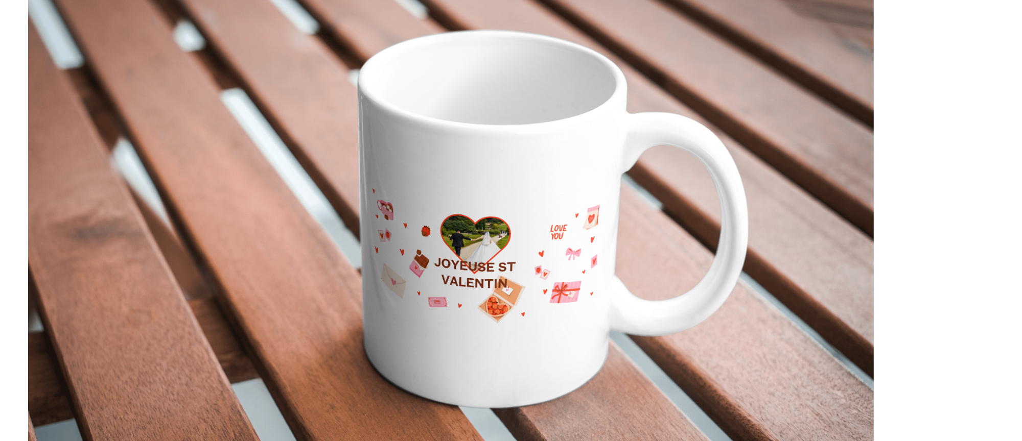 Mug Personnalisé –  Spécial Saint-Valentin